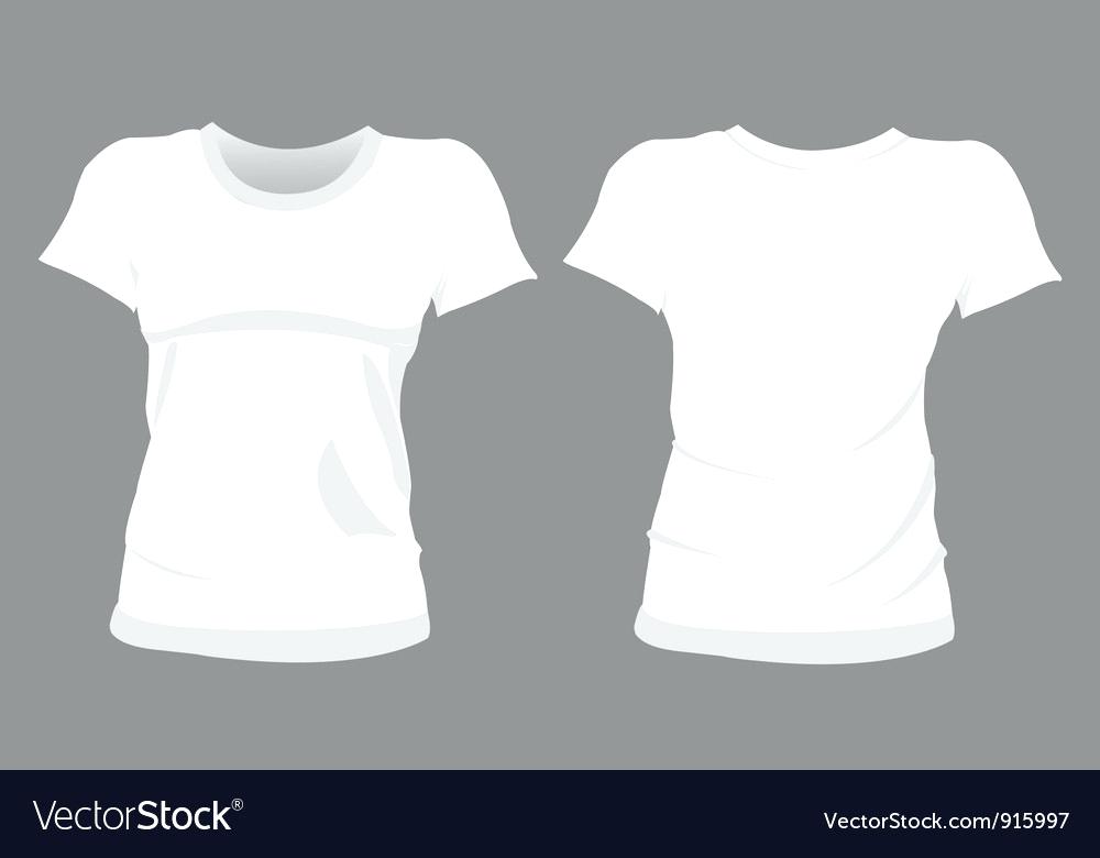 1000x780 T Shirt Template Vector