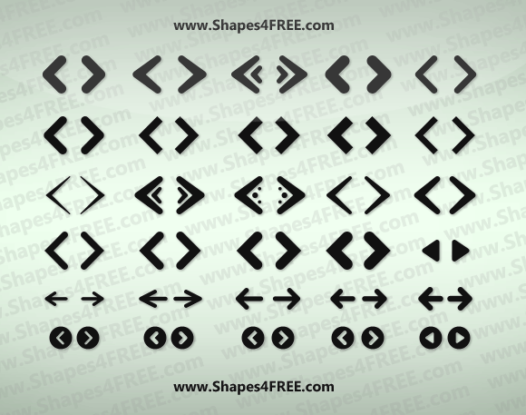580x457 Photoshop Arrow Shapes Free Csh Files Photoshop Custom Shapes