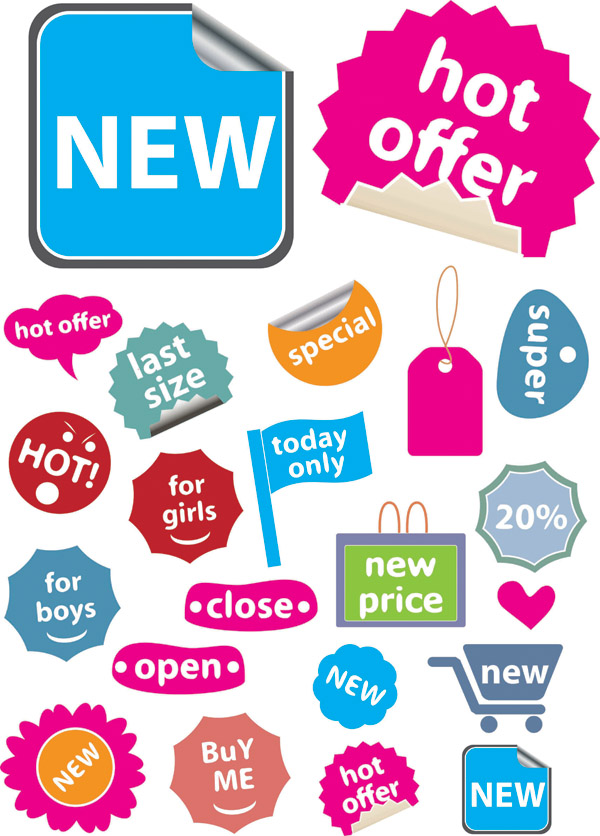 600x836 A Variety Of Shopping Sites Decorative Graphics Vector Free Vector