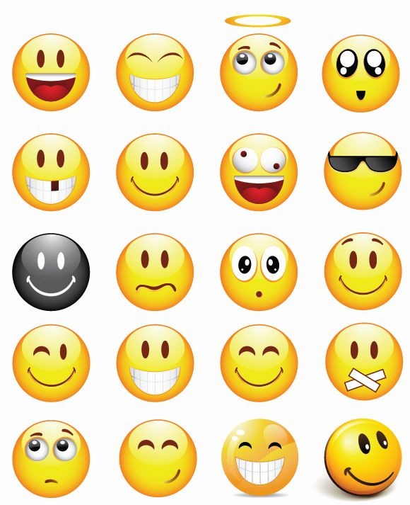 580x713 Cool Smilies Vector Icon Set Free Icon All Free Web Resources