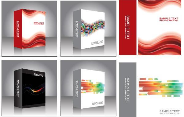 600x380 Free Vector Software Product Box Templates