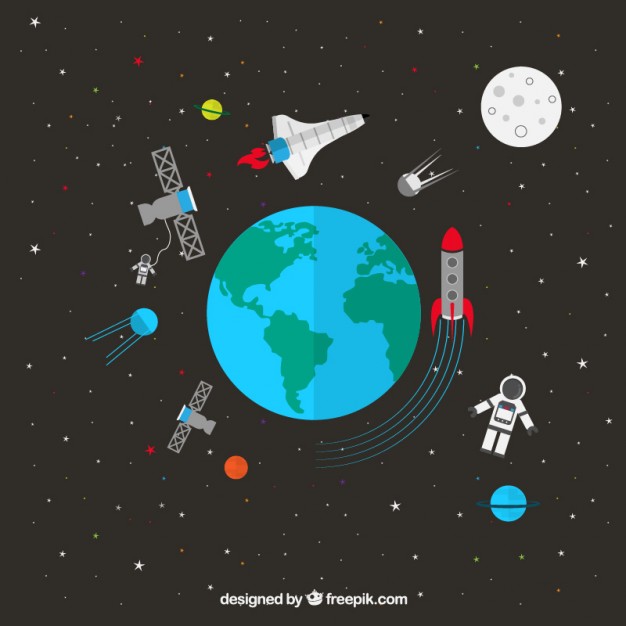 626x626 Outer Space Vector Free Download