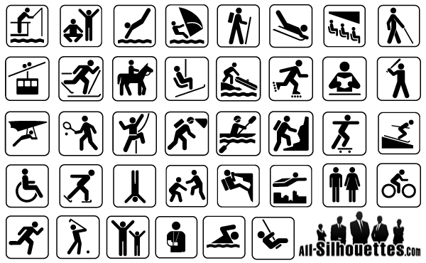 600x370 Free Vector Sport Man Signs 123freevectors