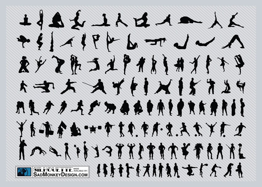 850x606 Sports Silhouettes Vector Art Amp Graphics