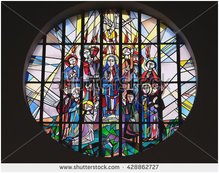 450x357 Pentecost Stained Glass Awesome Stock Royalty Free Amp Vectors