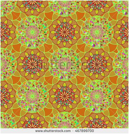 450x470 Stained Glass Kaleidoscope Pattern Best Stock Royalty Free