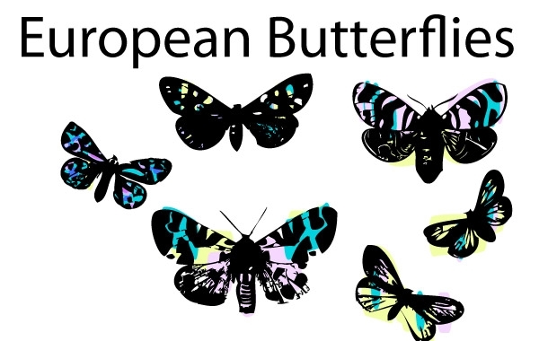 600x380 Free Vectors Stained Glass Butterflies By Lvf Lovevectorfree