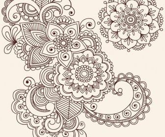 336x280 Free Vector Stock Flower Ornament