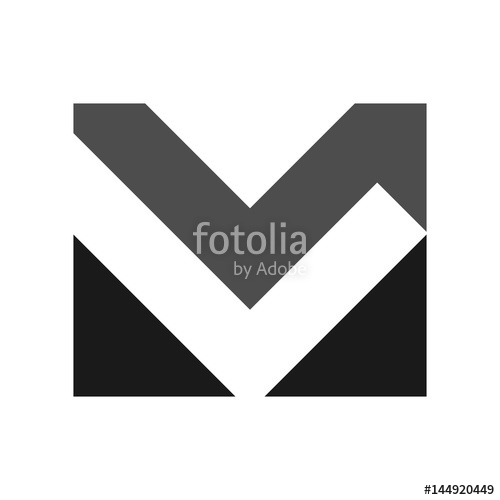 500x500 Letter M Logo Vector Stock Image And Royalty Free Vector Files On