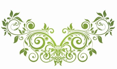 487x291 Free Vector Swirl Floral Design Element Psd Files, Vectors
