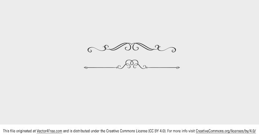 829x440 Free Vector Swirl Text Dividers