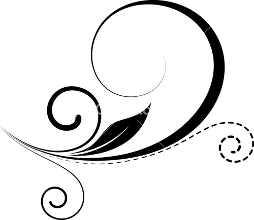 500x434 Calligraphy Swirls Royalty Free Vectors, Illustrations And