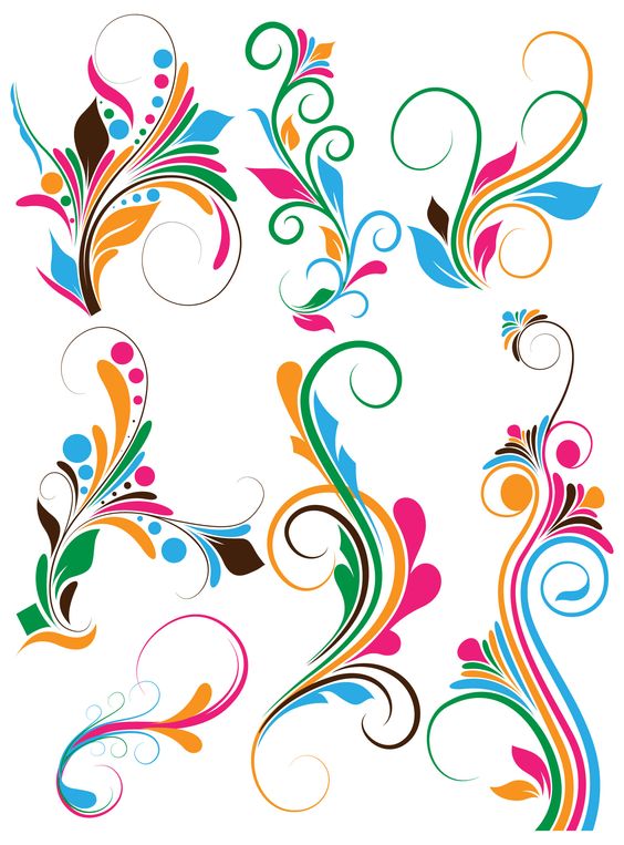 564x763 Free Vector Clip Art Flowers