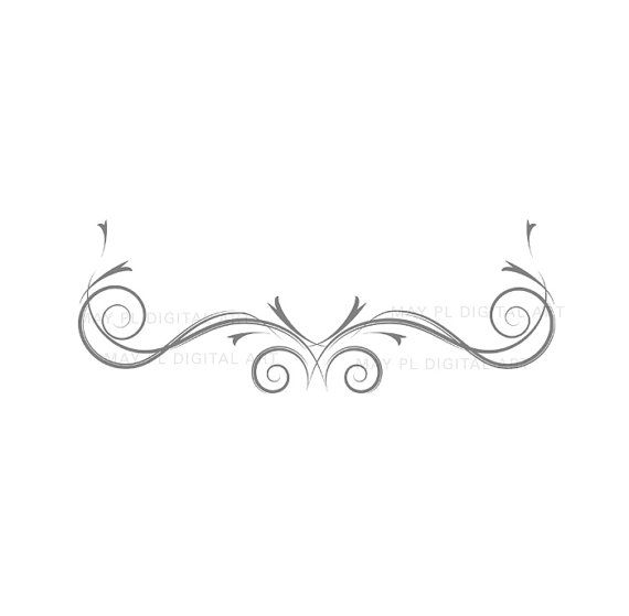 570x559 Swirl Line Clipart Cliparts Galleries, White Decorative Swirls