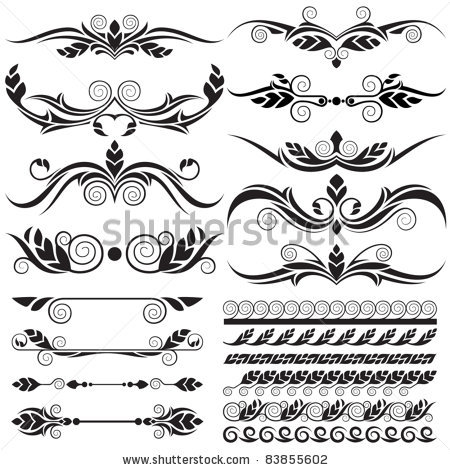450x470 Free Vector Swirls Illustrator