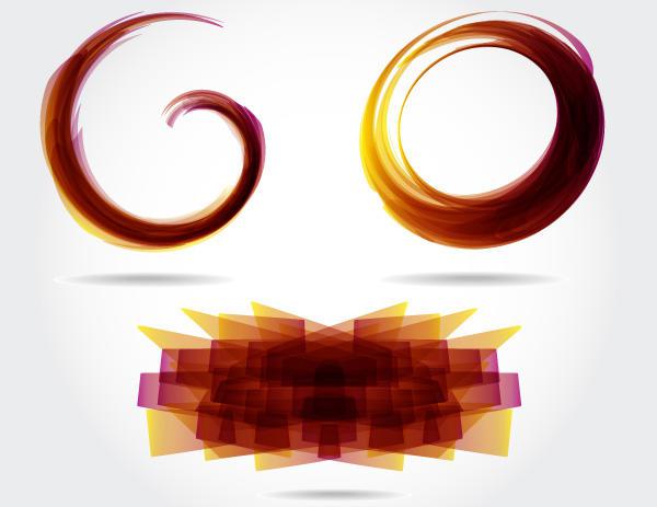 600x463 Colorful Swoosh Free Vector 123freevectors