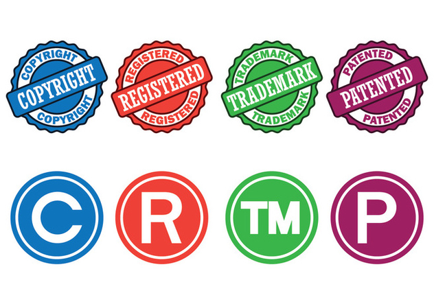 632x443 Copyright Symbols Set Free Vector Download 435151 Cannypic