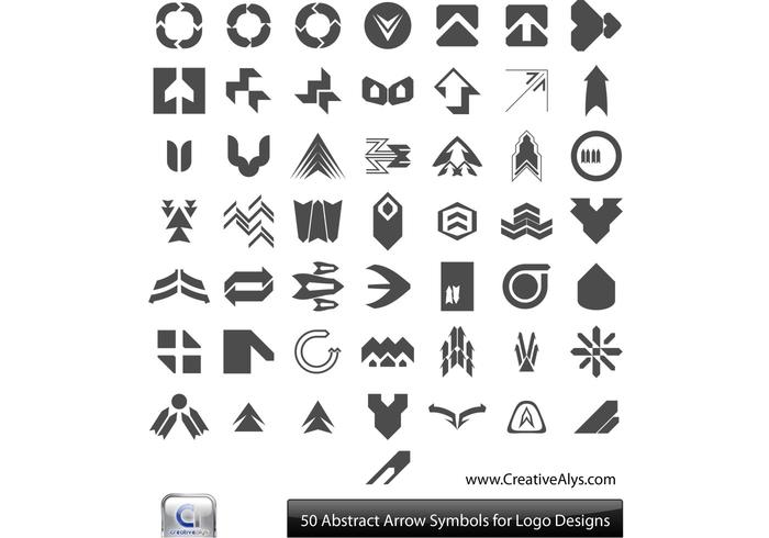 700x490 50 Abstract Arrow Symbols For Logo Designs