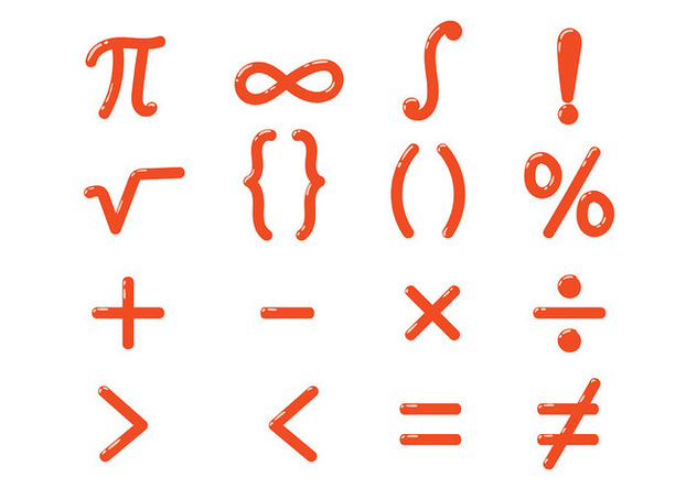 632x443 Shiny Math Symbols Vector Free Vector Download 432745 Cannypic