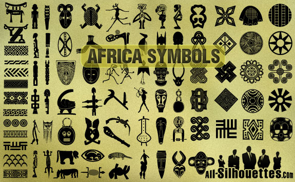 575x354 African Symbols Free Vector 4vector