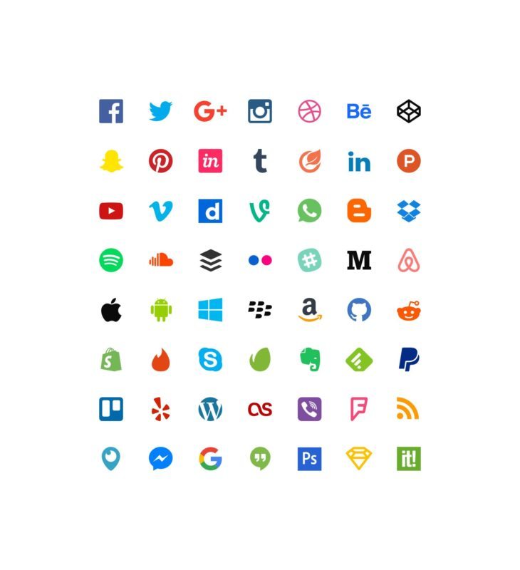 730x800 54 Beautiful [Free!] Social Media Icon Sets For Your Website
