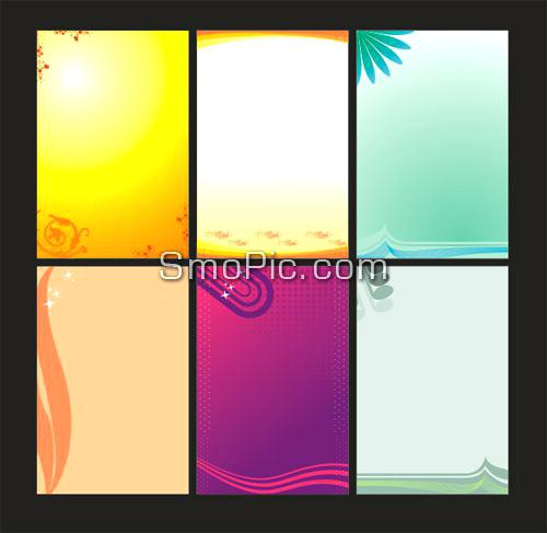 500x487 6 Free Vector Poster X Banner Background Design Template File 1 4