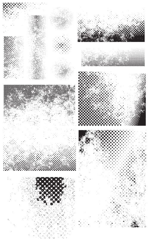 500x805 Free Vectors 28 Halftone Vectors Clean Amp Grunge Versions Free