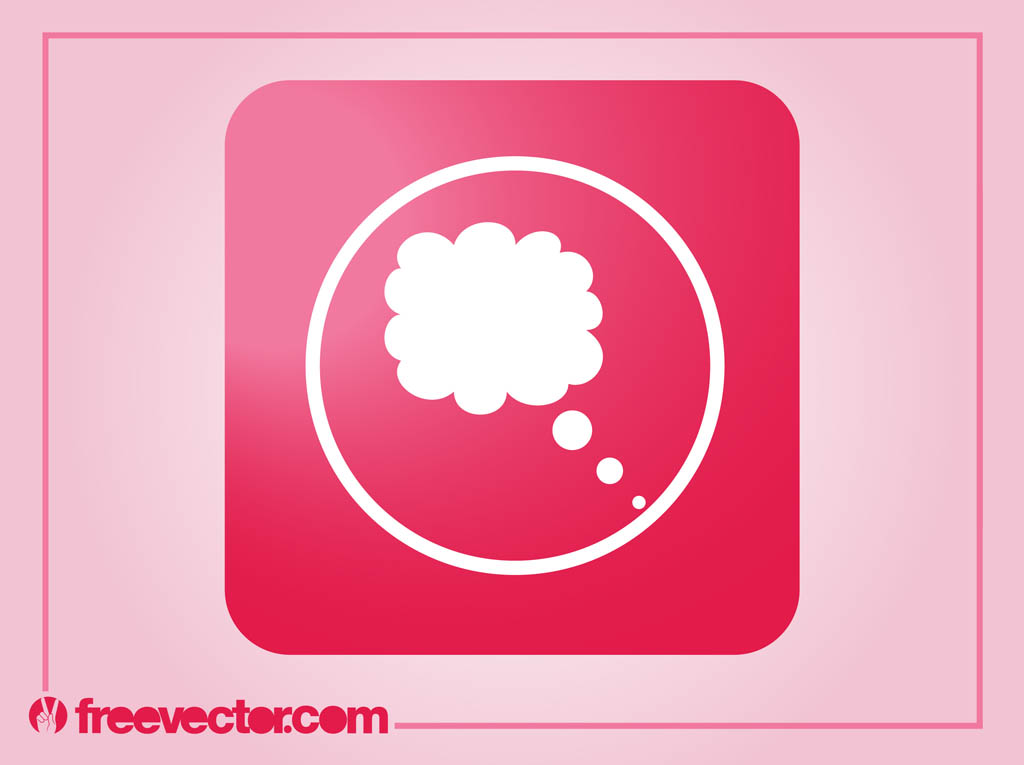 1024x765 Thought Bubble Icon Vector Art Amp Graphics