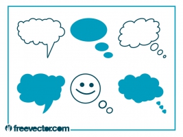 267x200 White Thought Bubble Free Vector Graphic Art Free Download (Found