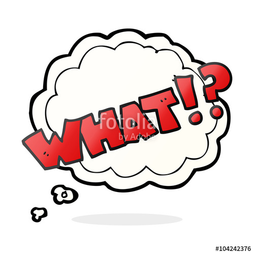 500x500 Thought Bubble Cartoon Shout What! Stock Image And Royalty Free
