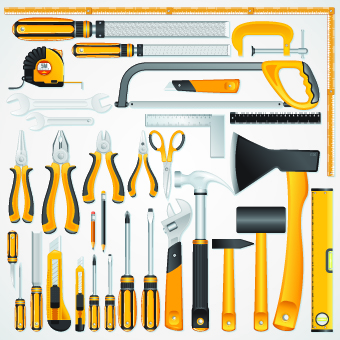 340x340 Different Mechanical Tools Vector 01 Free Download