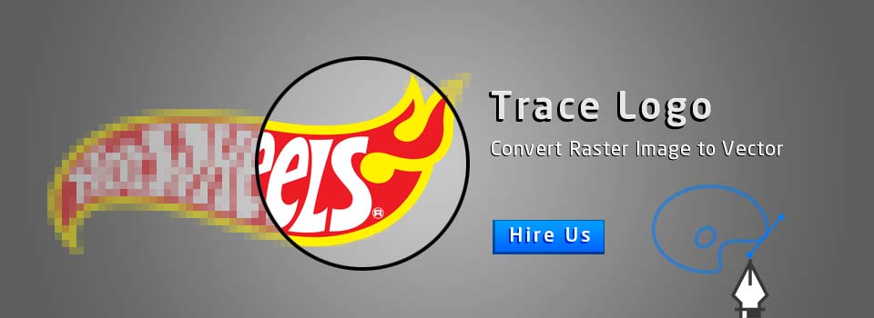 960x350 Vectorise Services Trace Vector Logo, Illustration Amp Design Services