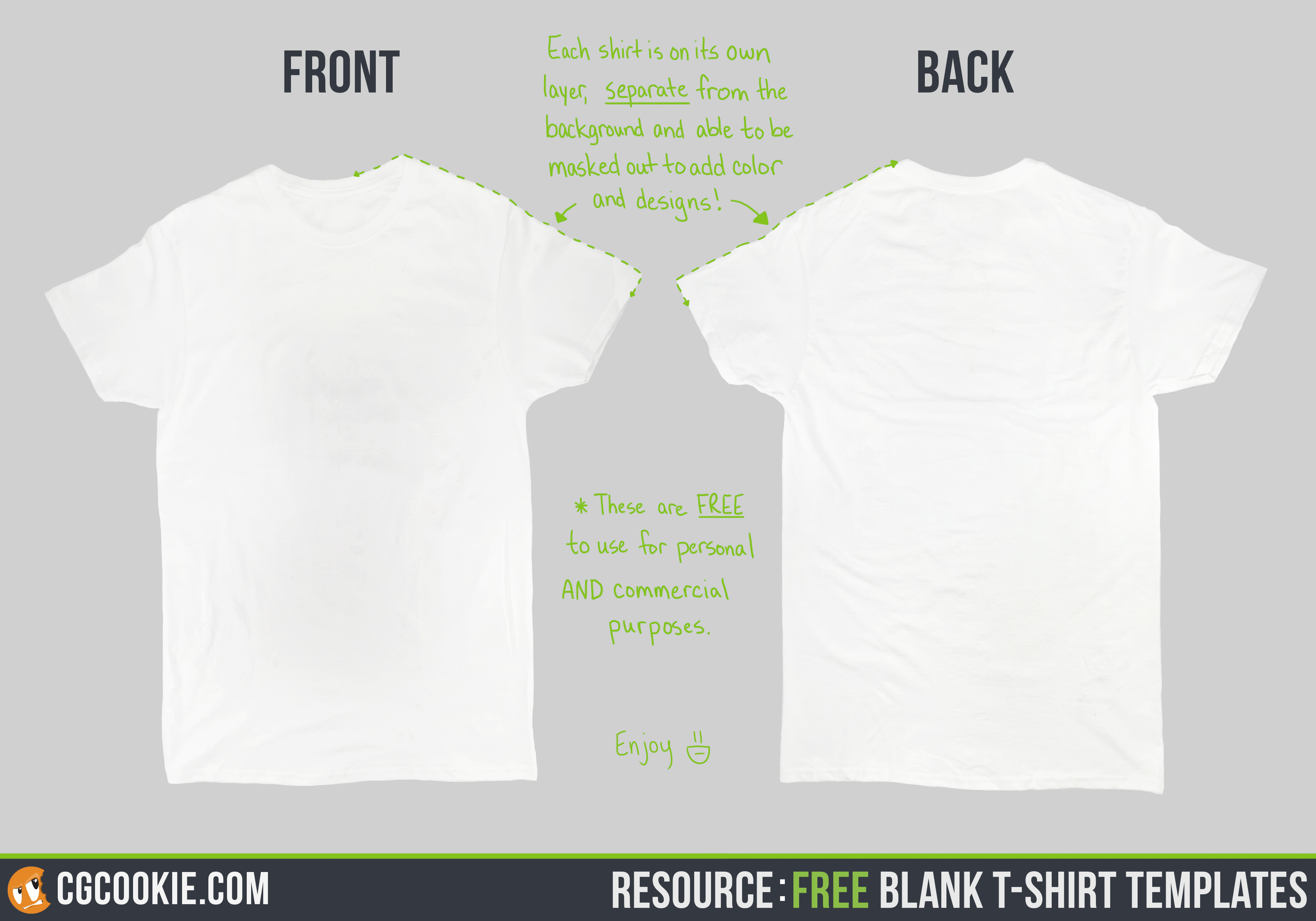 3600x2519 White Tshirt Template Vector T Shirt Template Free Vector In For