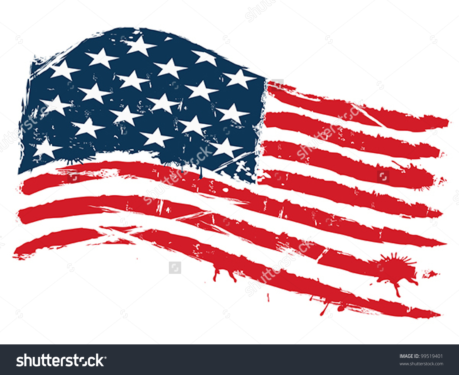 1500x1225 Grunge American Flag Vertical Free Clipart Collection