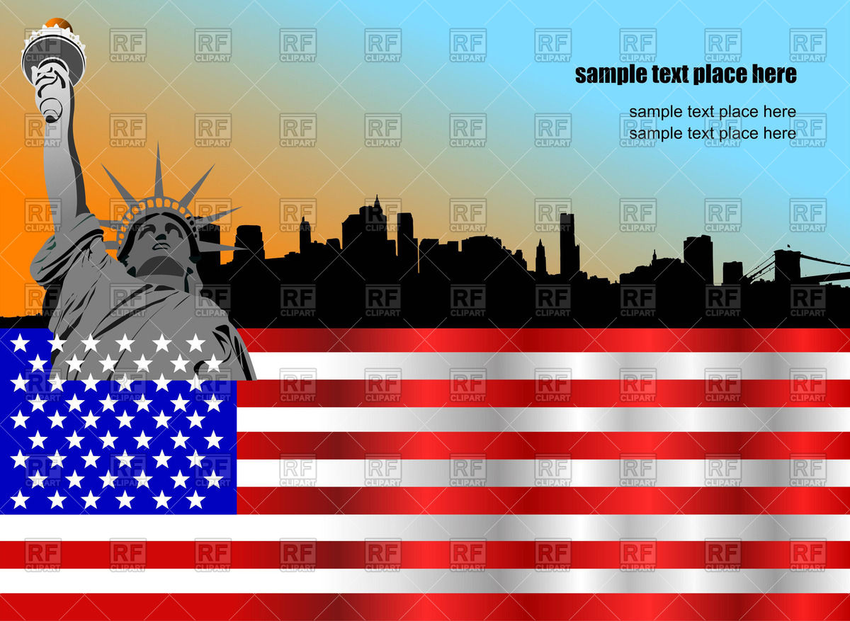 1200x877 Independence Day Background With Statue Of Liberty Us Flag And Ny