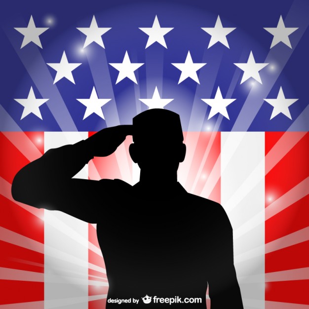 626x626 United States Flag Salute Vector Vector Free Download