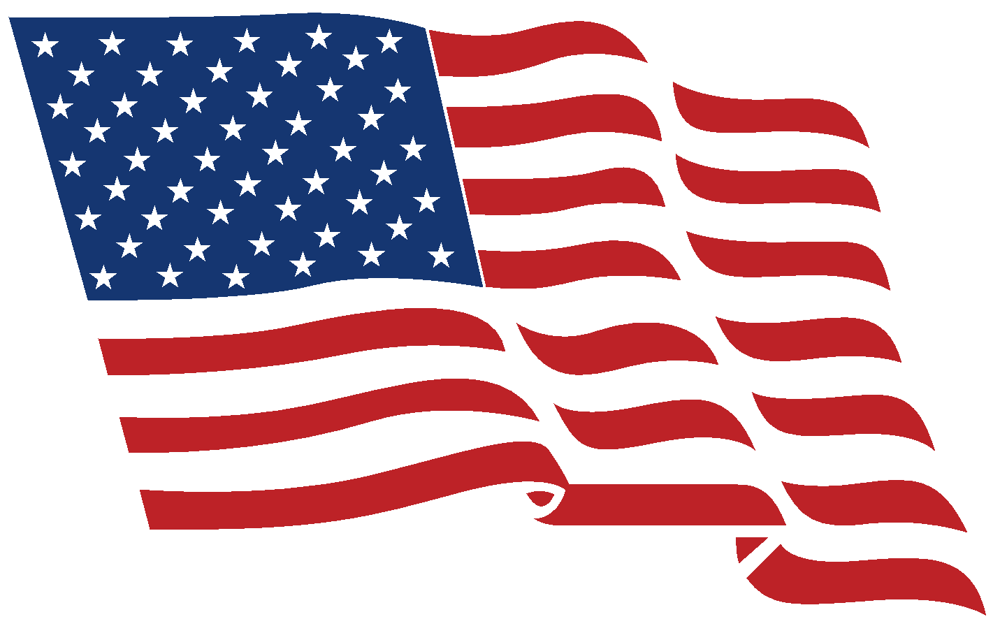 1421x906 American Flag Clipart Waving Flag