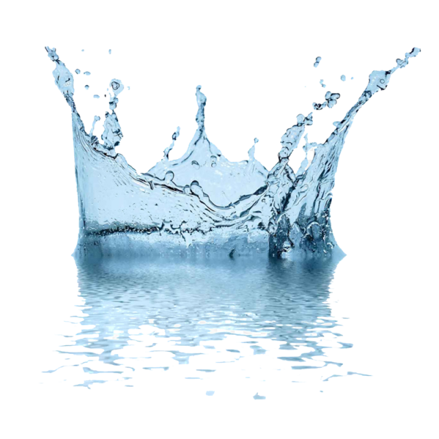 640x640 Transparent Vector Water Splash And Wave On Light Background