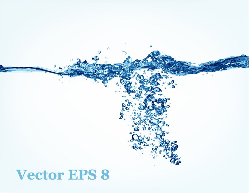 851x660 Transparent Water Splash Effect Vector Background 10 Free Vector