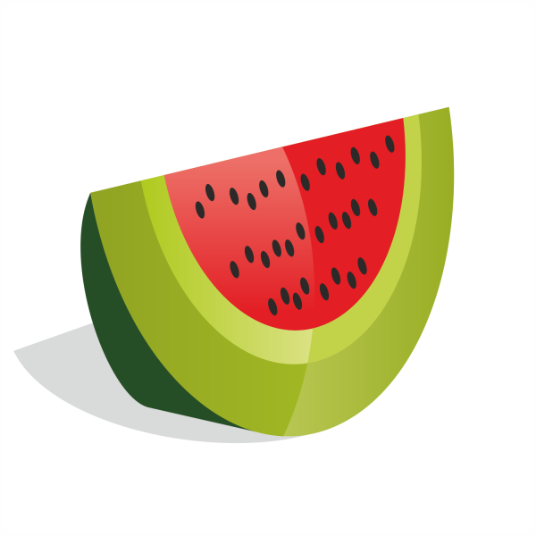 600x600 Free Vectors Watermelon Vector Free Vector
