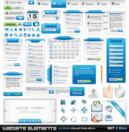 415x425 Web Design Elements Vector Vector Misc Free Vector Free Download