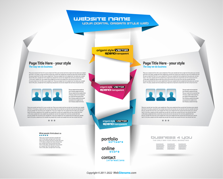 776x623 Web Templates Free Vector Graphic Download