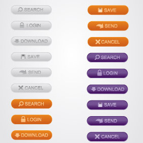 282x282 Free Round Web Buttons Vector Free Vector Download 266755 Cannypic