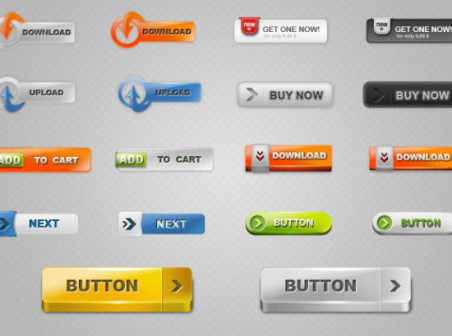 452x336 Web Buttons Download Icons