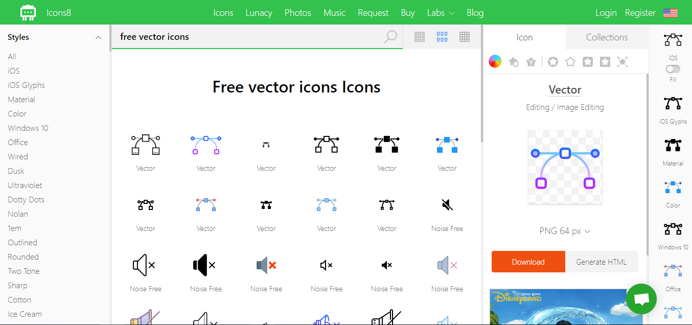1354x636 10 Best Free Vector Icon Resources For App Design Amp Web Design In 2018