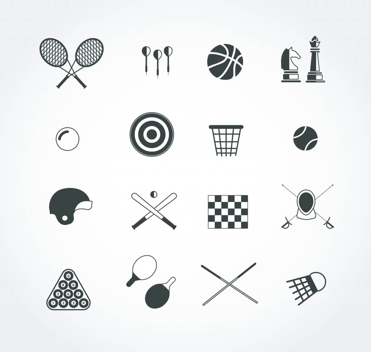 1280x1212 Free Vector Sport Free Vector Icons Set For Web. Free Design