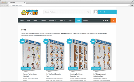 437x268 16 Great Sources For Free Vector Cartoon Characters Graphicmama Blog