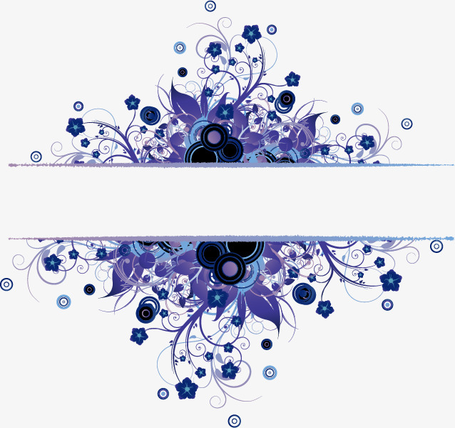 638x599 Texture Free Vector Blue Border Buckle Material, Blue, Frame