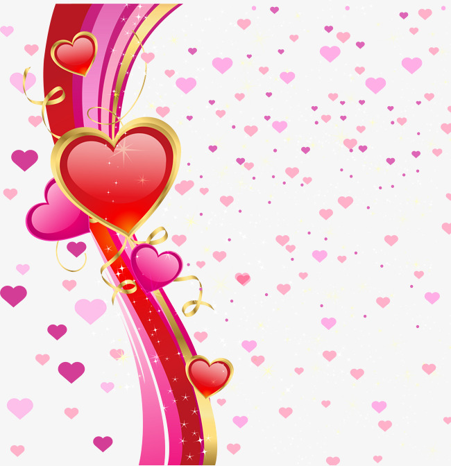 650x672 Valentine Hearts Background Free Vector, Love, Love, Romantic Png