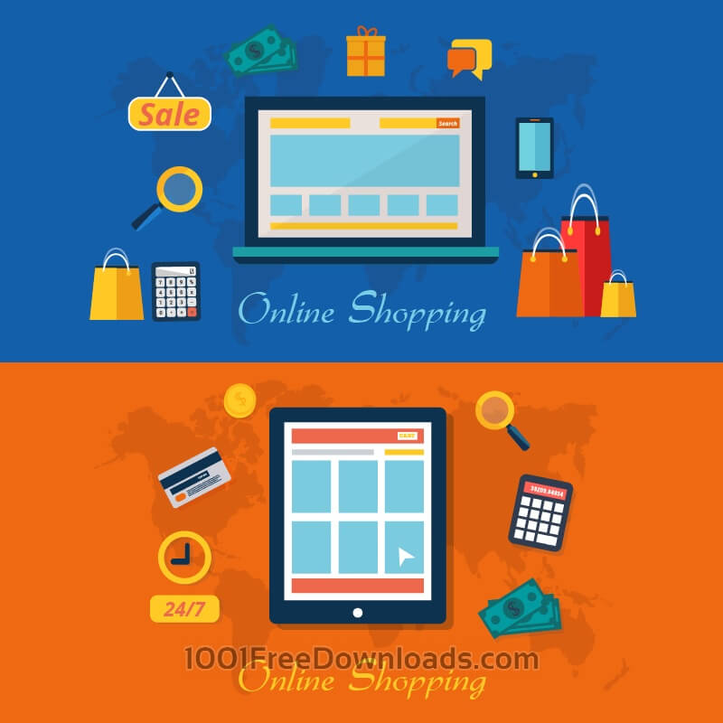 800x800 Free Vectors Set Of Flat Design Vector Illustration Concepts Of